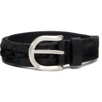 OUR LEGACY Black Plait Belt 261803M131008