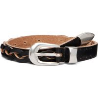 OUR LEGACY Black 2cm Braided Belt 261803M131017
