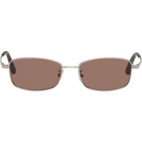 OUR LEGACY Silver Librarian Sunglasses 261803M134006