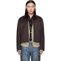 OUR LEGACY Brown Mini Jacket 261803M180004