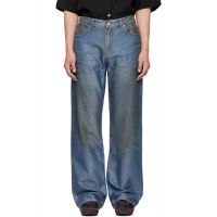 OUR LEGACY Blue Carlson Cut Jeans 261803M186019