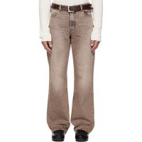 OUR LEGACY Tan Carlson Cut Jeans 261803M186020