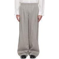 OUR LEGACY Gray Leisure Trousers 261803M191007