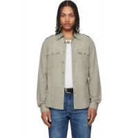 OUR LEGACY Taupe Lean Shirt 261803M192011