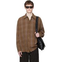 OUR LEGACY Brown Borrowed Shirt 261803M192019