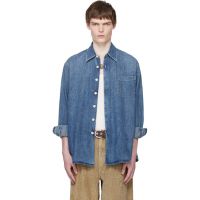 OUR LEGACY Blue Above Denim Shirt 261803M192029