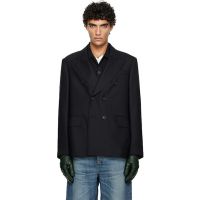 OUR LEGACY Black Unconstructed DB Blazer 261803M195002