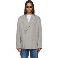 OUR LEGACY Gray Halt Blazer 261803M195010