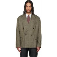 OUR LEGACY Khaki Halt Blazer 261803M195011