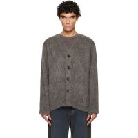 OUR LEGACY Gray Wool Cardigan 261803M200005