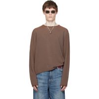 OUR LEGACY Brown Rigid Popover Sweater 261803M201003