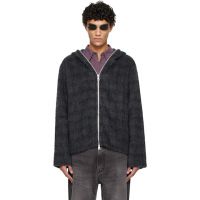OUR LEGACY Gray Full Zip Hoodie 261803M202010