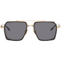 Akoni Gold & Black Tiros Sunglasses 261814M134008