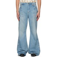 EGONlab Blue Refined Wide Jeans 261830M186010