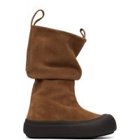 YUME Brown Low Fisherman Boots 261844F114001
