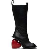 YUME Black Love Tall Boots 261844F115000