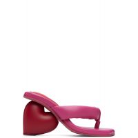 YUME Pink Love Mule Sandals 261844F125003