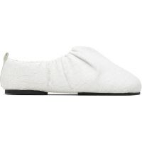 YUME White Wrinkle Loafers 261844M231005