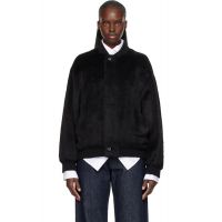 Lauren Manoogian Black Suri Bomber Jacket 261874F058001