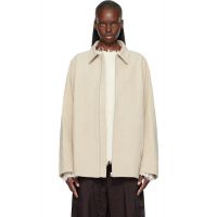 Lauren Manoogian Beige Canvas Work Jacket 261874F063001