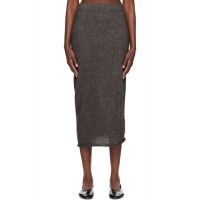 Lauren Manoogian Gray Askew Midi Skirt 261874F092004