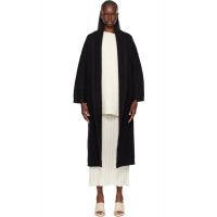 Lauren Manoogian Black Long Shawl Cardigan 261874F095002
