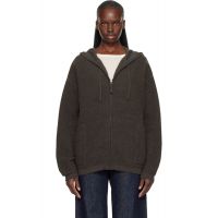 Lauren Manoogian Gray Fine Terry Hoodie 261874F095020