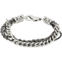 Emanuele Bicocchi Chain & Braided Bracelet 261883M142000