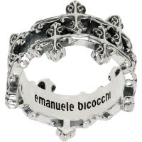 Emanuele Bicocchi Avelli Cross Double Band Ring 261883M147024