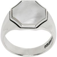 Emanuele Bicocchi Signet Flourish Ring 261883M147034