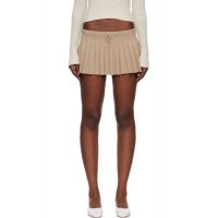 GUIZIO Taupe Vivienne Miniskirt 261897F090009
