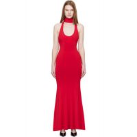 GUIZIO Red Siena Maxi Dress 261897F093001