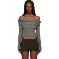 GUIZIO Gray Marlowe Top 261897F096000