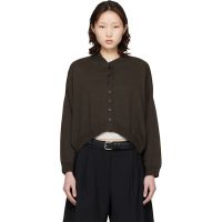 Cordera Brown Cotton & Cashmere Cardigan 261909F095004