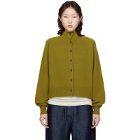 Cordera Green Merino Wool Perkins Cardigan 261909F095013