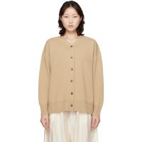 Cordera Beige Merino Wool Cardigan 261909F095016