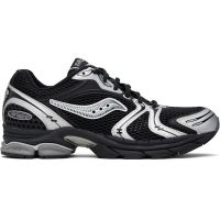 Saucony Black & Silver ProGrid Triumph 4 Sneakers 261921M237036