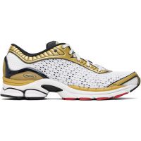 Saucony White & Gold ProGrid Paramount Sneakers 261921M237056