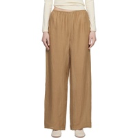 Baserange Tan Fine Linen Stoa Lounge Pants 261922F086002