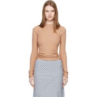 Baserange Tan Omato Long Sleeve T-shirt 261922F110012