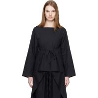 Baserange Black Decti Long Sleeve Top 261922F110031