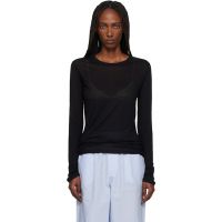 Baserange Black Long Sleeve T-Shirt 261922F110051