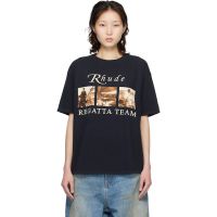 Rhude Black USVI Regatta Tour T-shirt 261923F110006