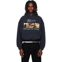 Rhude Black USVI Regatta Tour Hoodie 261923M202010