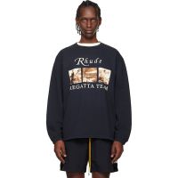 Rhude Black USVI Regatta Tour LS T-shirt 261923M213003