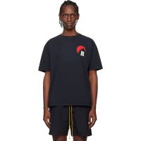 Rhude Black Moonlight Regatta T-shirt 261923M213017