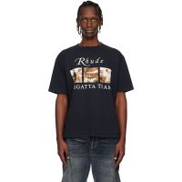 Rhude Black USVI Regatta Tour T-shirt 261923M213024
