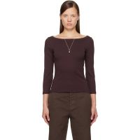 FLORE Brown Steffi T-shirt 261924F110004