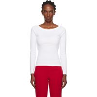 FLORE White Steffi Longsleeve T-shirt 261924F110007
