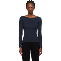 FLORE Navy Steffi Longsleeve T-shirt 261924F110008